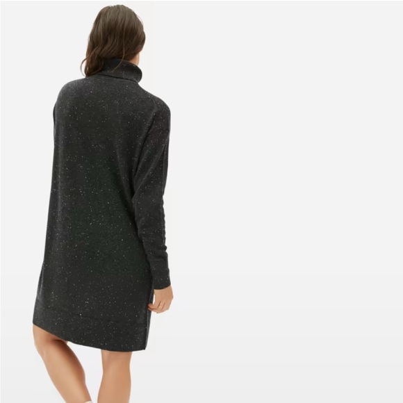 Everlane Women's Charcoal Turtleneck Sweater Dress, Size Medium, Charcoal Grey - Picture 2 of 12